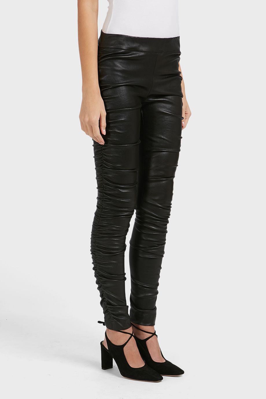 the row leather leggings