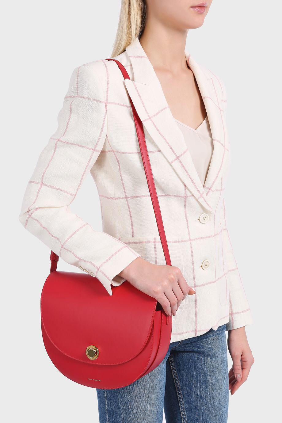 Mansur gavriel mini saddle bag Clearance