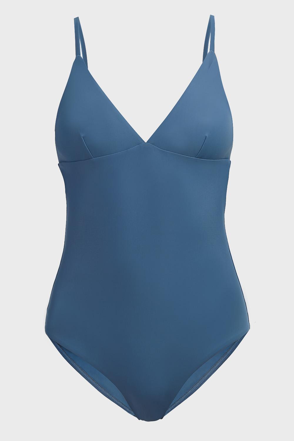 Matteau The Plunge One-piece Swimsuit in Blue - Lyst