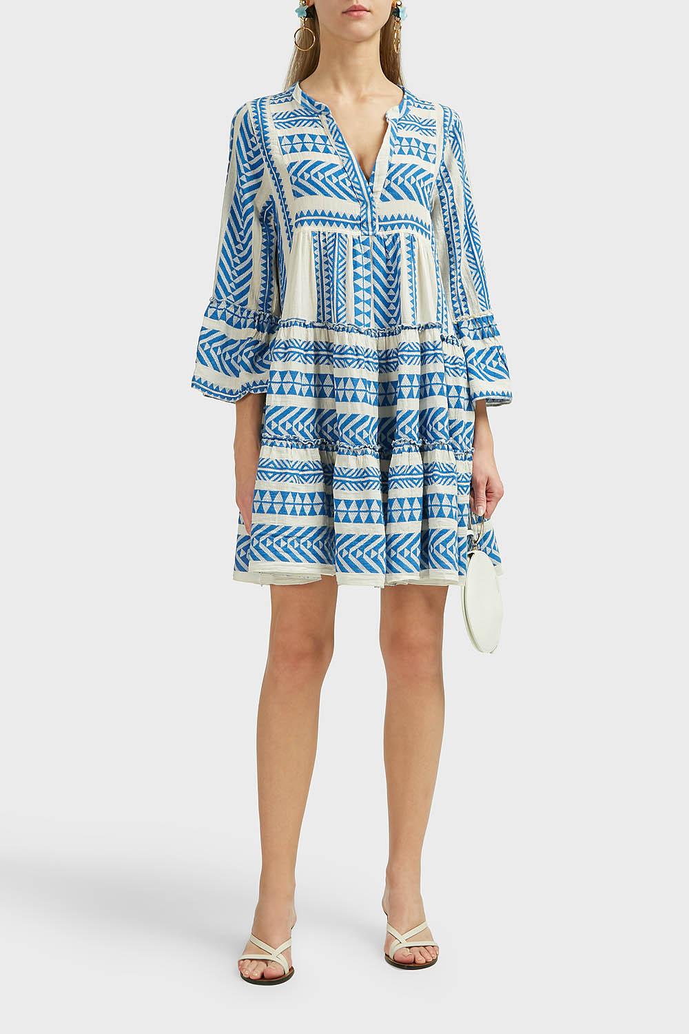 devotion petra tiered tunic dress