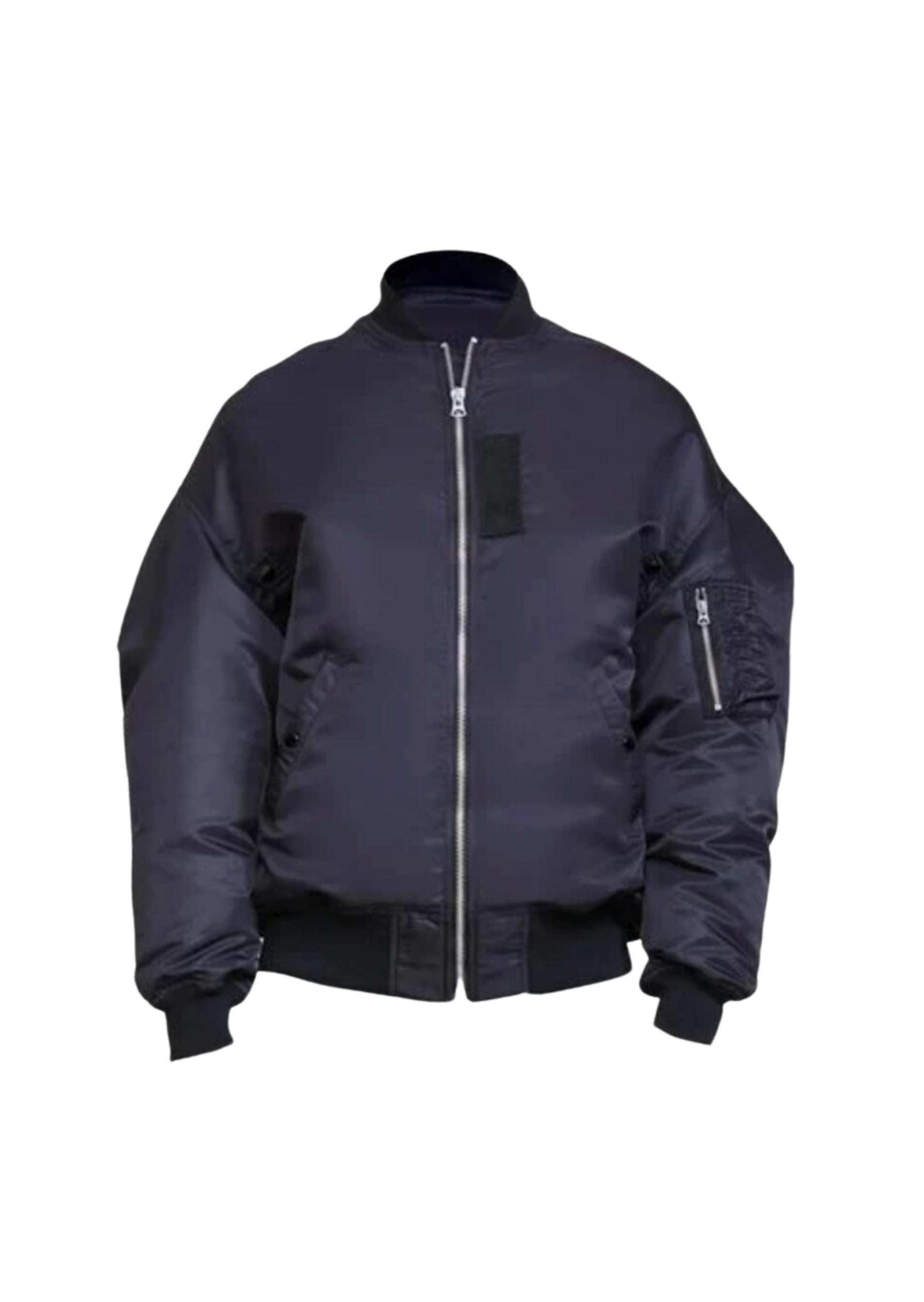 R13 Zip Out Down Bomber in Blue | Lyst