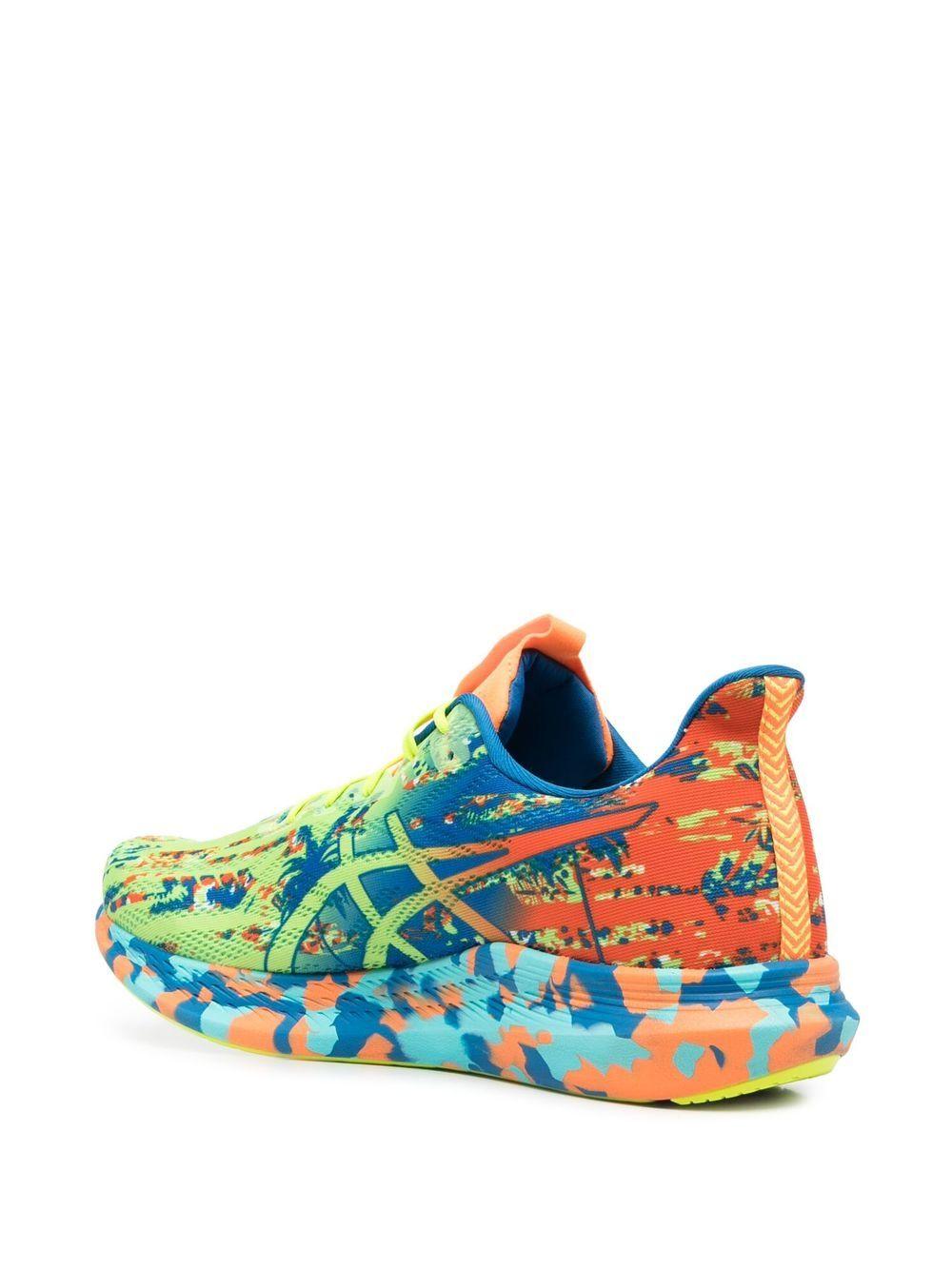 Asics Multicolour Abstract-pattern Mesh Lace-up Sneakers in Blue for Men |  Lyst