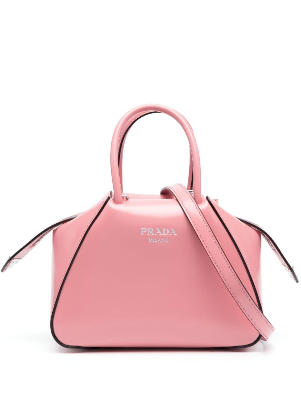 Prada Galleria Saffiano Leather Mini-bag Unica in Pink