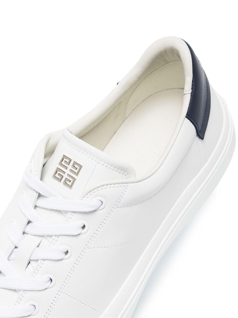 Givenchy City Court Low-top Sneakers - Men's - Calf Leather/leather/rubber  in White for Men | Lyst
