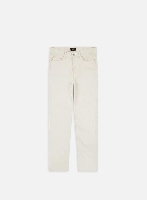 Stan Ray Beige Wide Five Pokets Jeans in White for Men | Lyst