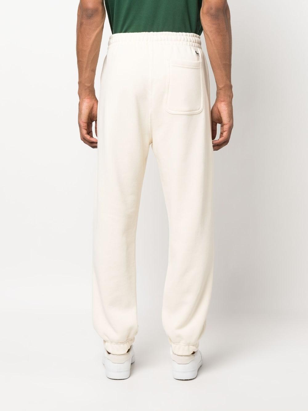 Lacoste Le Club Track Pants Beige in White for Men | Lyst