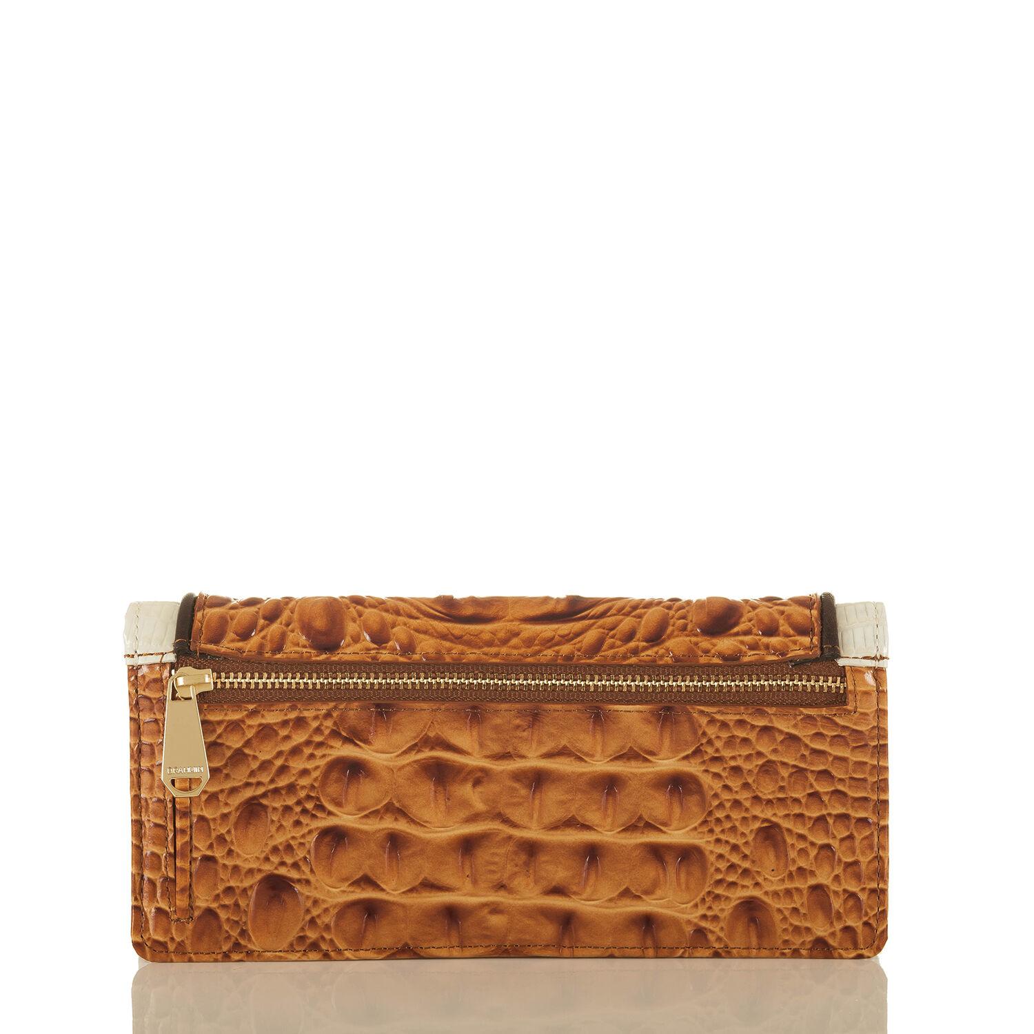 brahmin dark rum wallet