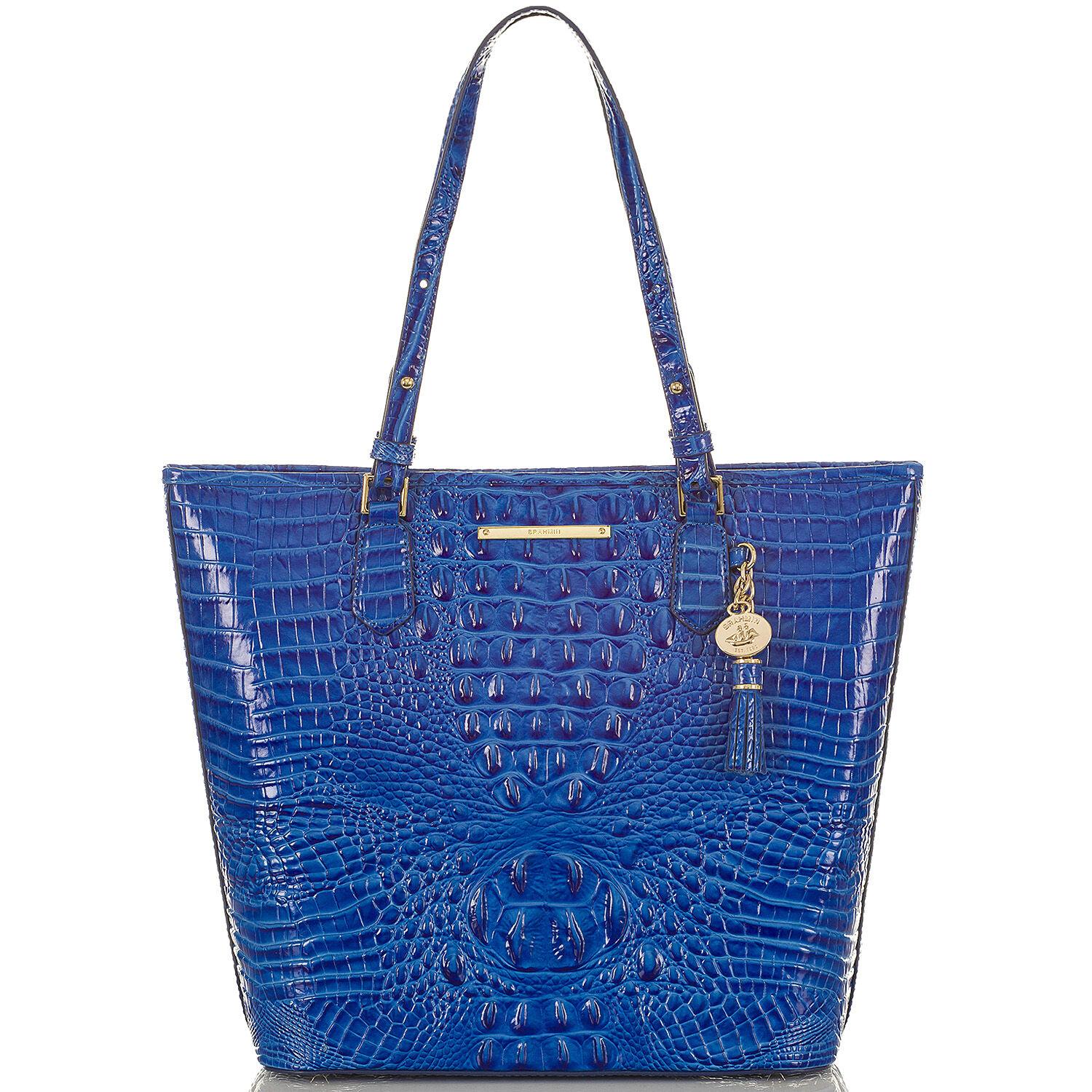 Brahmin Leather Asher Cobalt Melbourne in Blue - Lyst