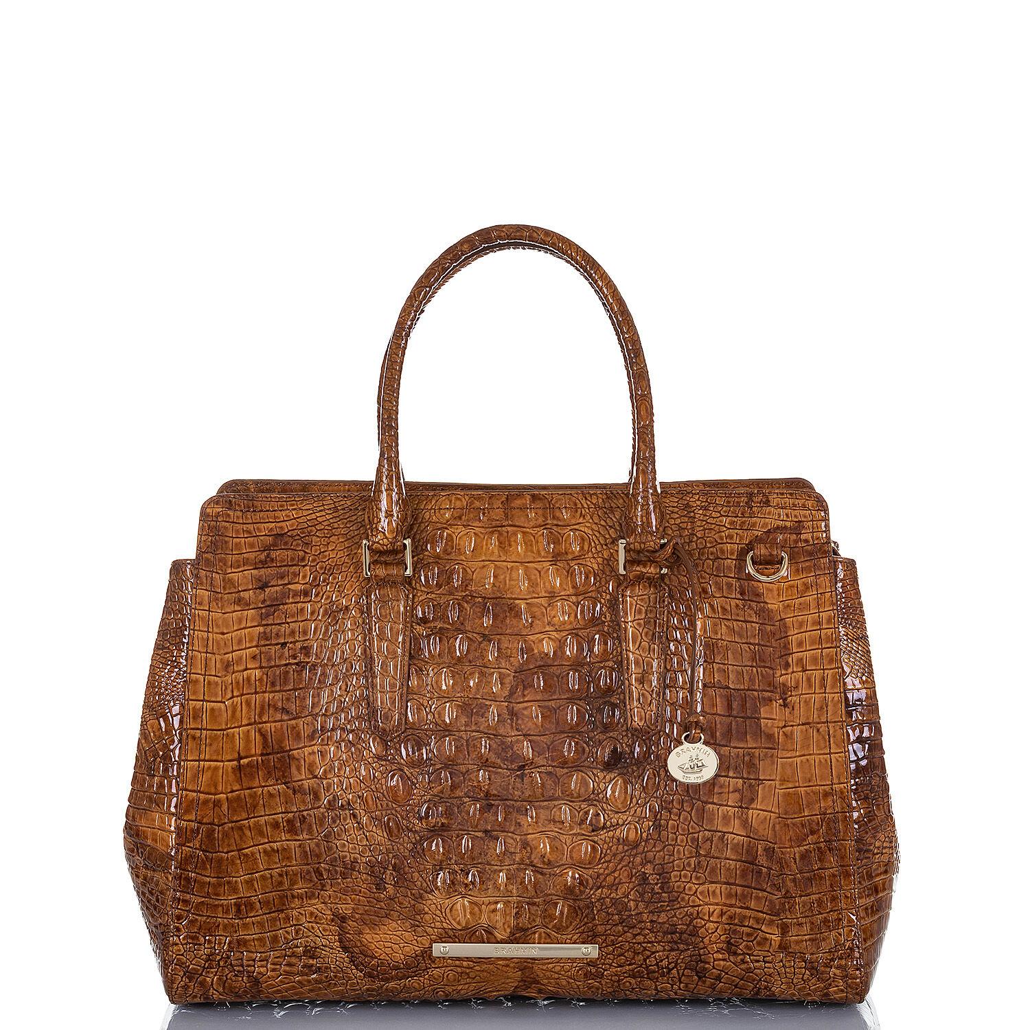 Brahmin Melbourne Collection Finley Carryall in Brown - Lyst