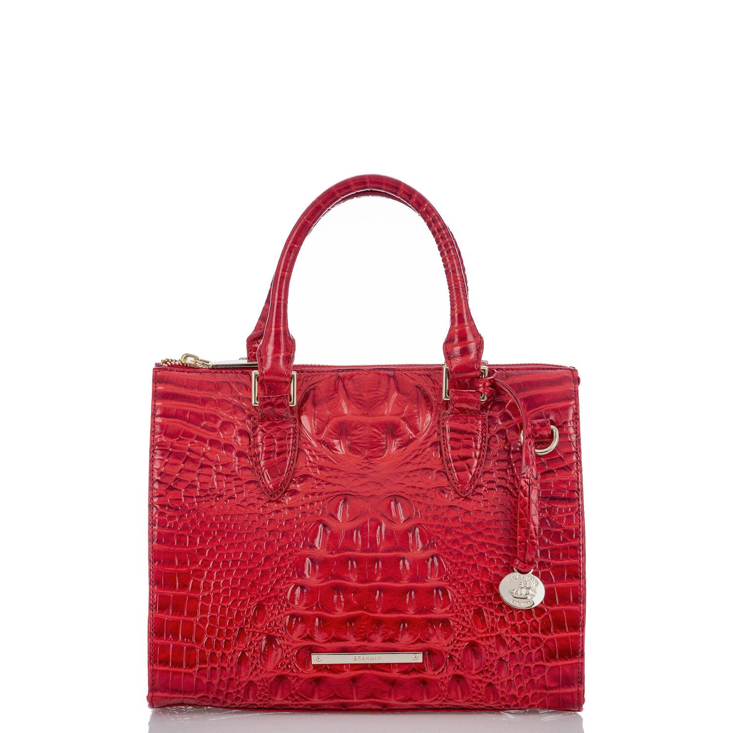 Brahmin Leather Anywhere Convertible Carnation Melbourne in Red - Lyst