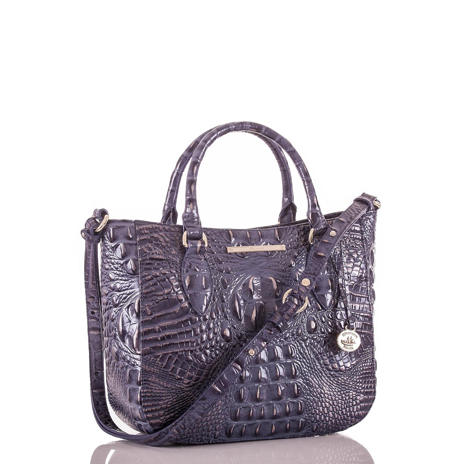 purple brahmin bag