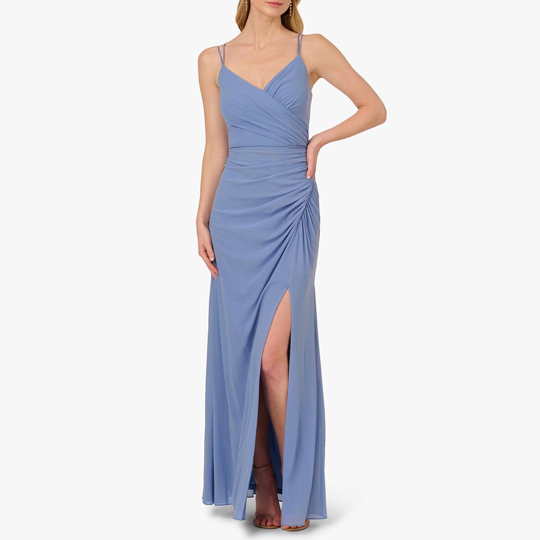 sachin and babi light blue dress Buy Adrianna Papell Black Knit Crepe Column Long Dress from the Next UK  online shop