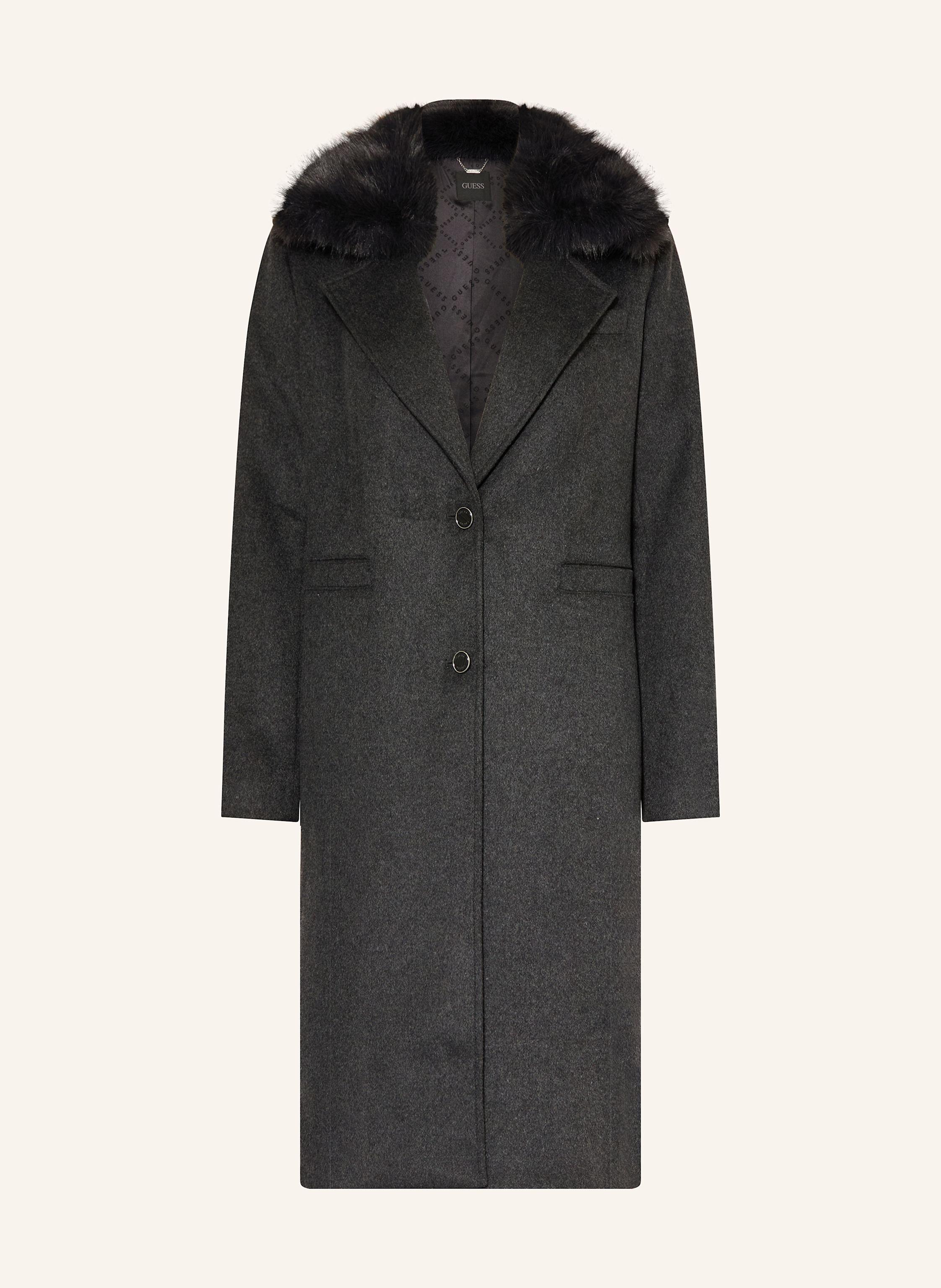 Amelia Guess Mantel Damen Guess Amelia Guess Trenchcoat Schwarz