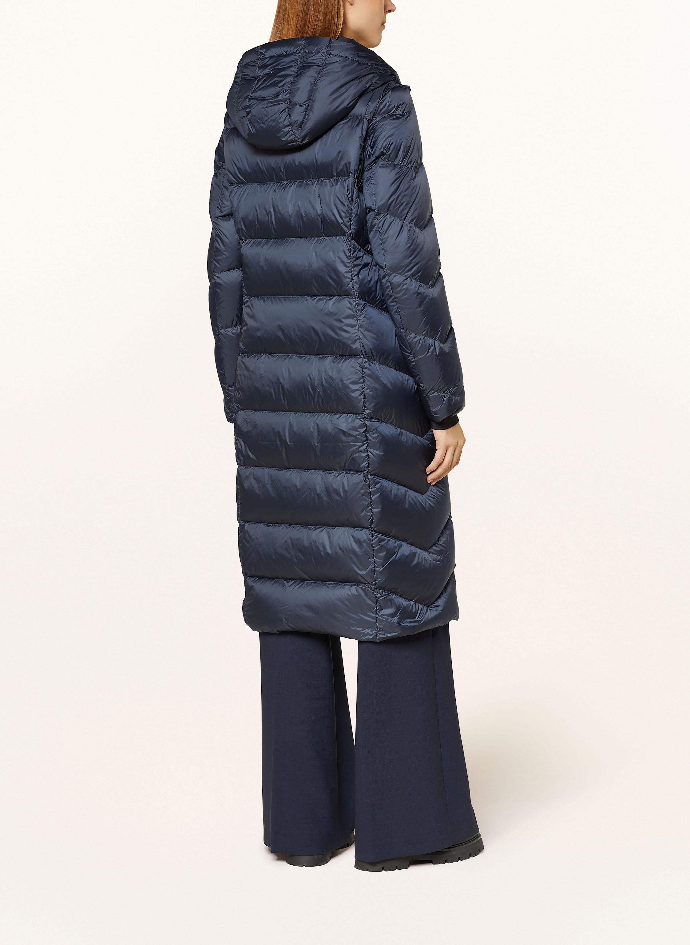 Daunenmantel ASPEN mit abnehmbarer Kapuze in Blau Lyst DE