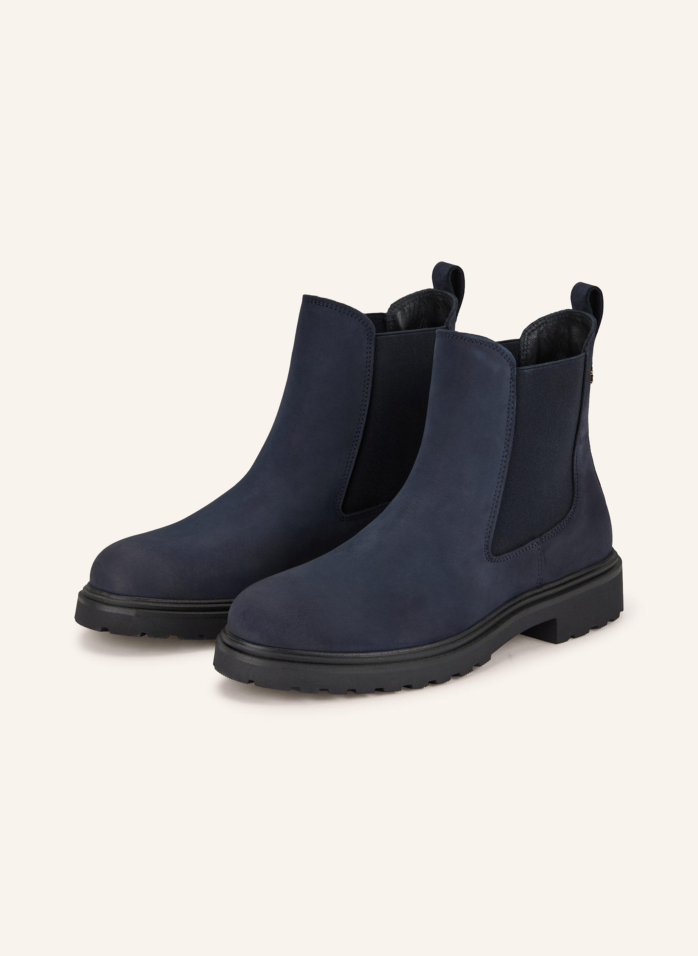 Stiefeletten Blau Tommy Hilfiger Stiefeletten Damen Wildleder