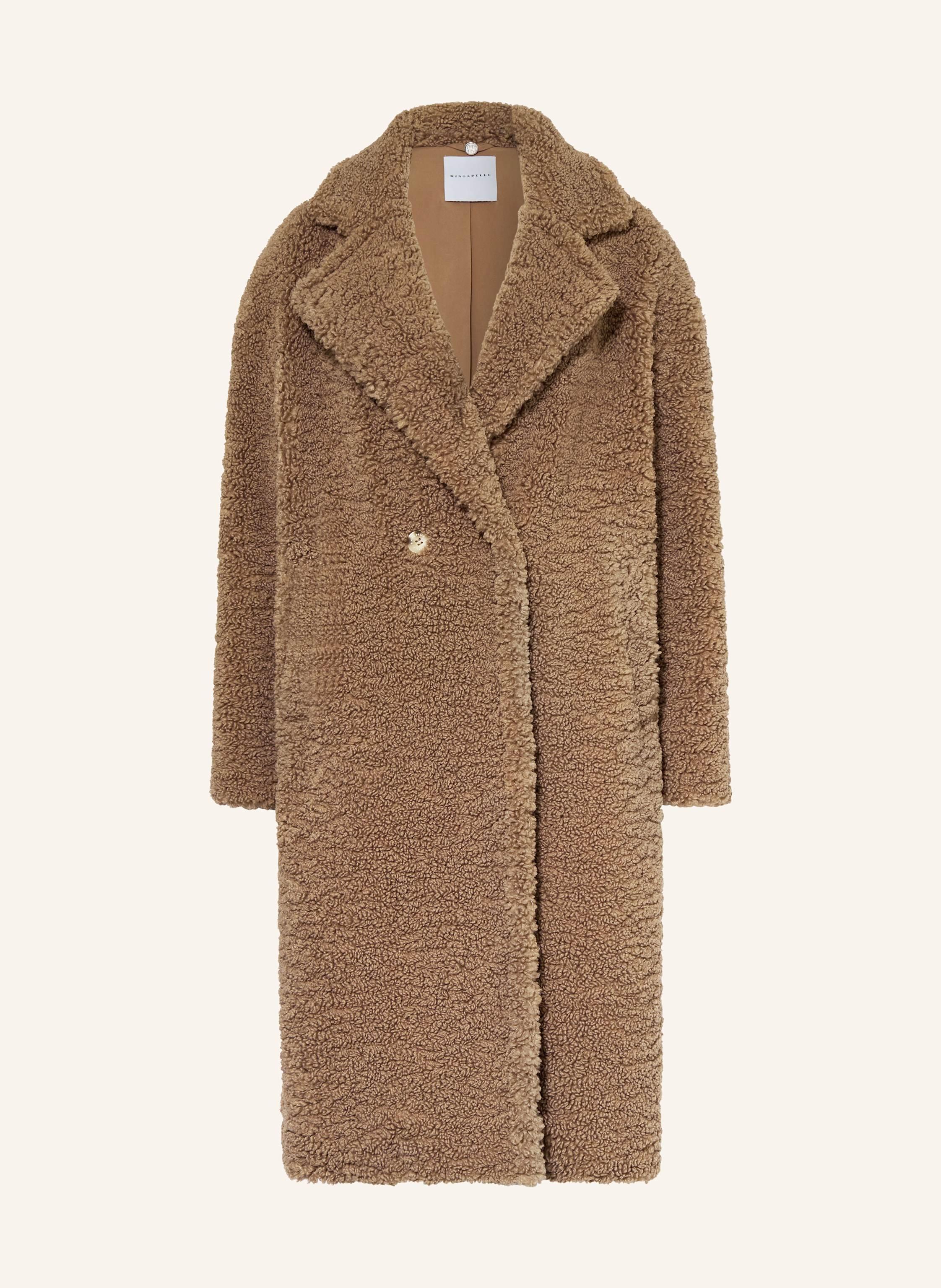 Teddyfell Mantel Damen Teddy Mantel Hellblau Teddy Mantel Damen