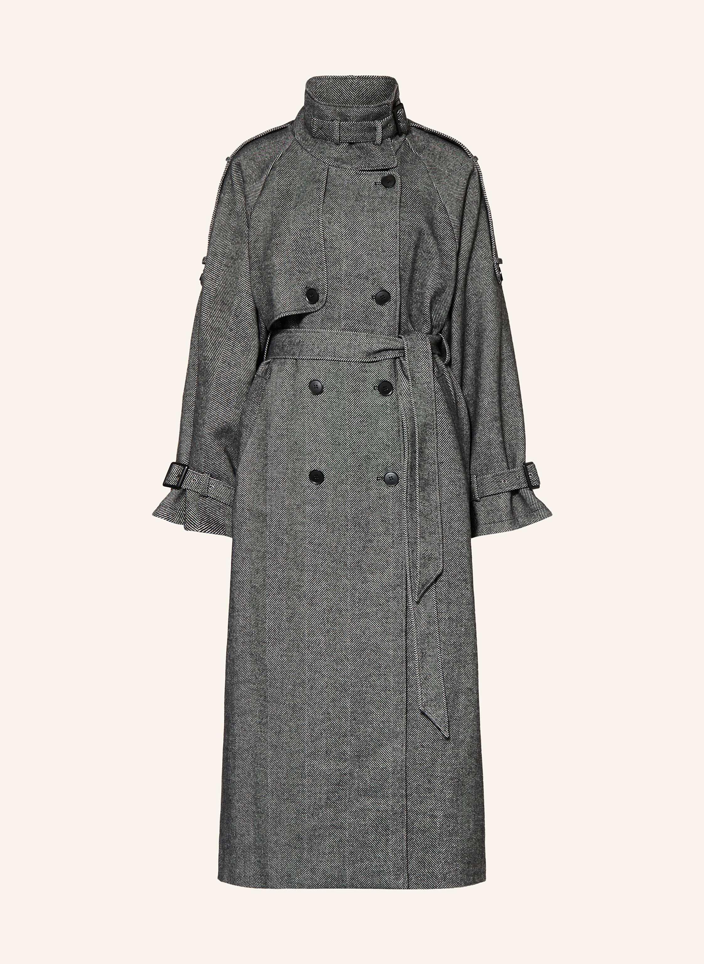 Trench Mantel Toteme Mantel Kariert Damen-Mäntel Und Trenchcoats