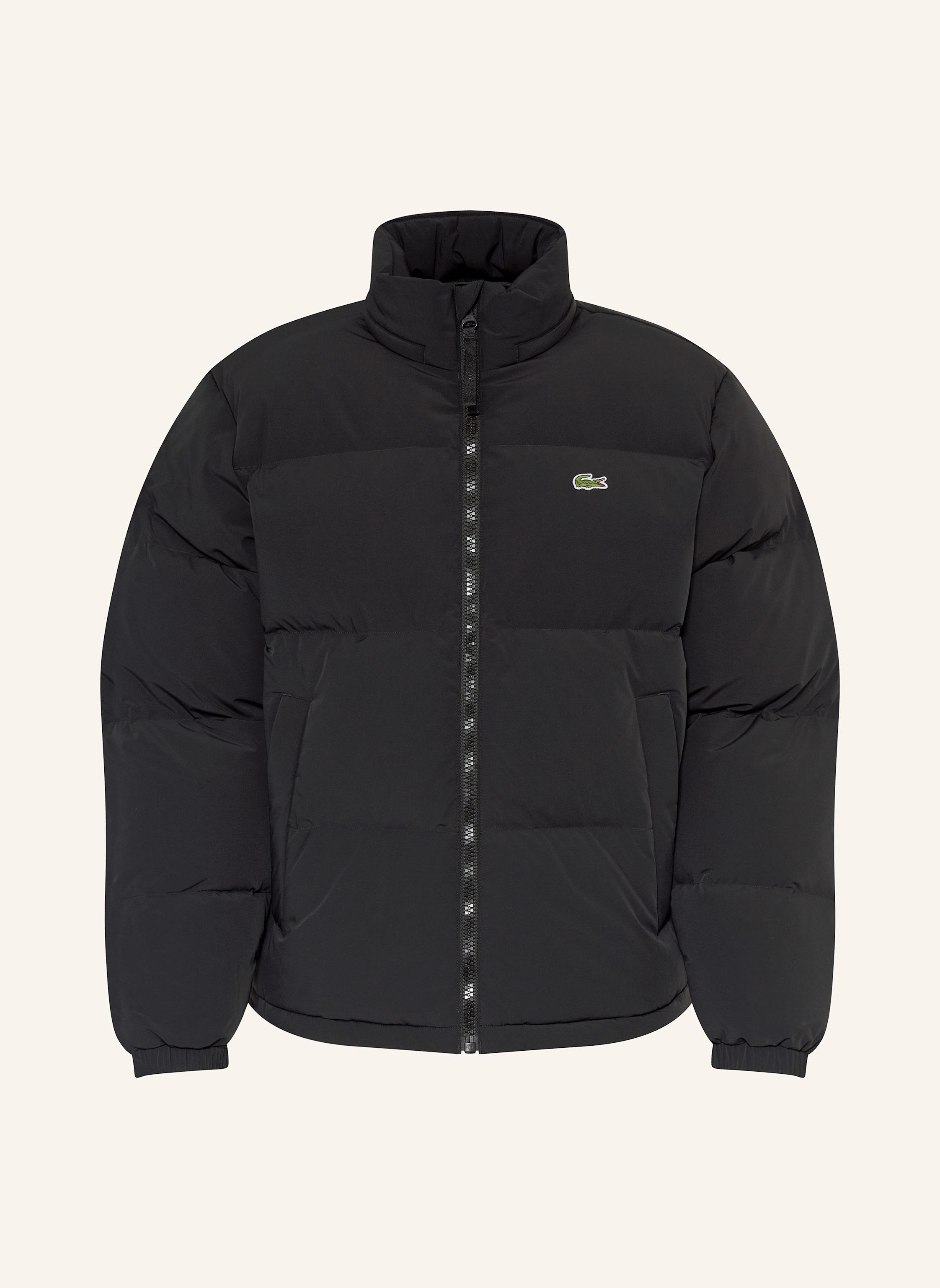 Winterjacke Lacoste Jacke Ohne Kapuze LACOSTE Daunenjacke Schwarz