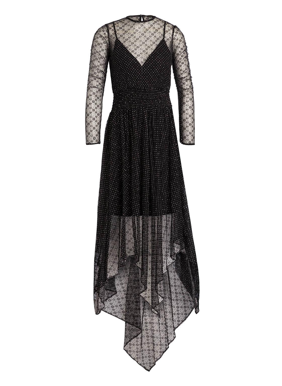 Maje Kleid Relena In Schwarz Lyst 