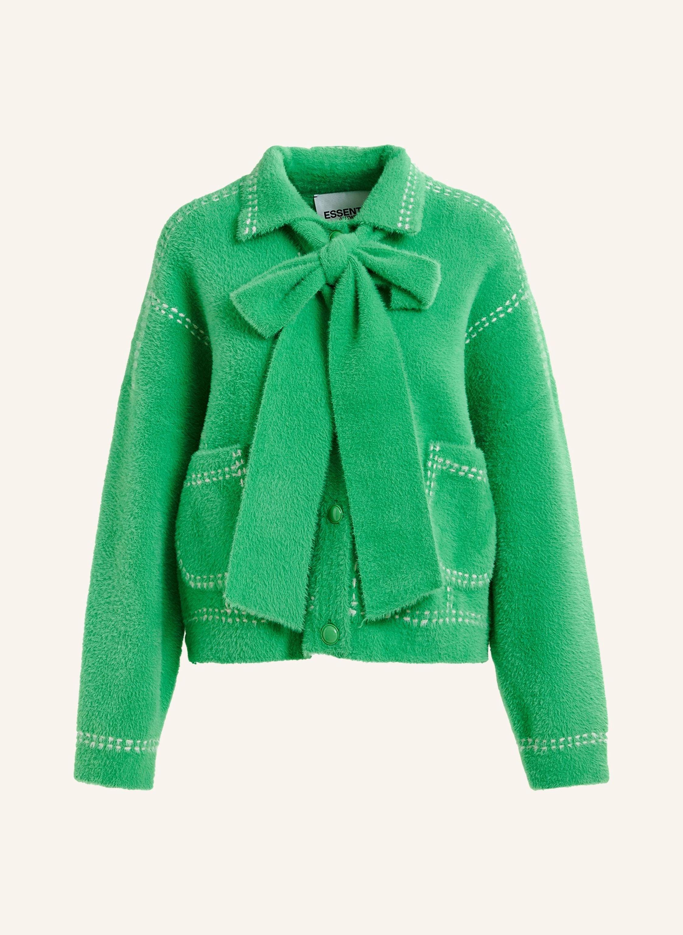 Essentiel Antwerp Strickjacke HOOPS in Grün Lyst DE