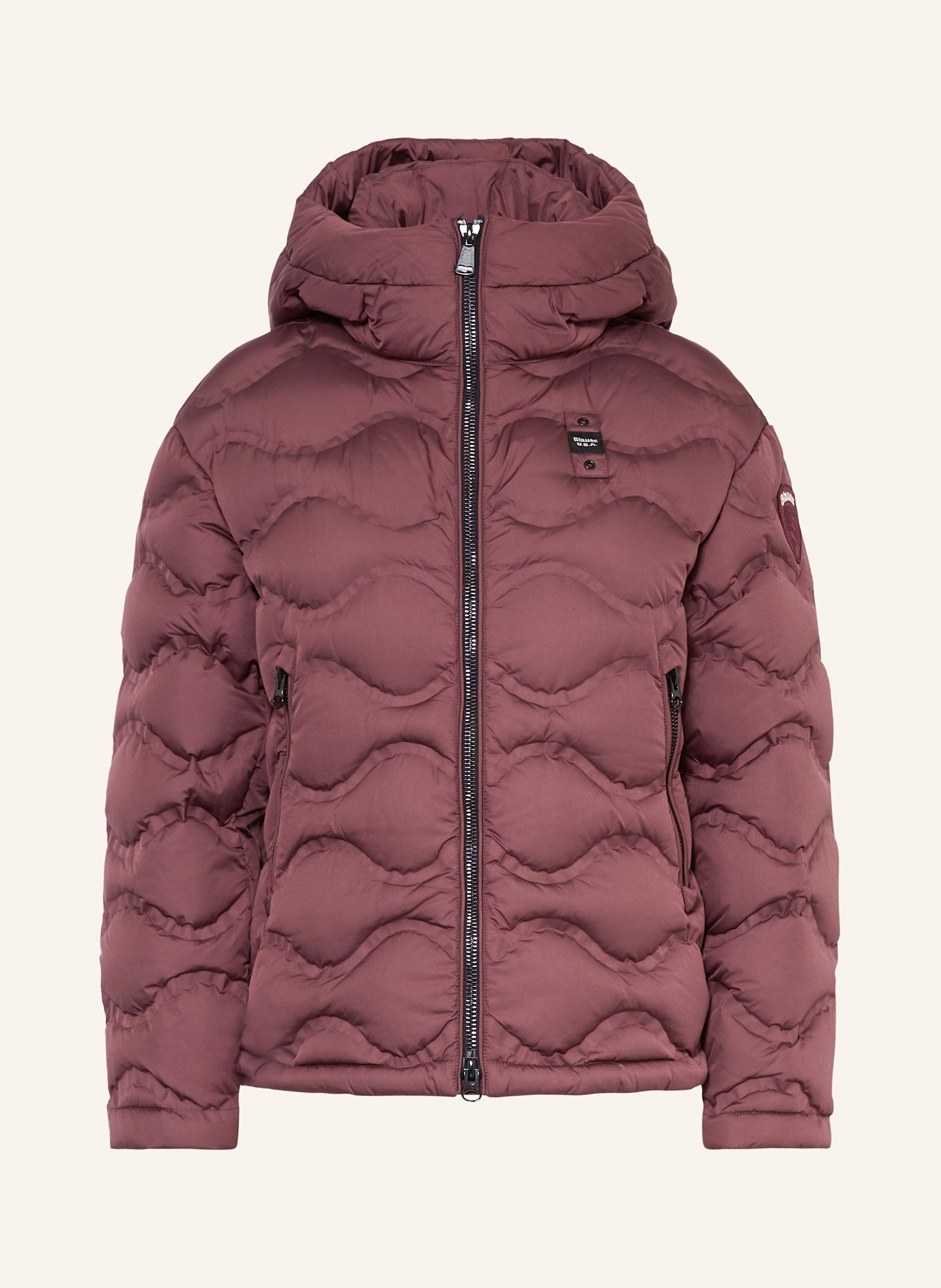 Damen Jacke Blauer Usa Rote Daunenjacke Blauer Jacke Blauer Usa Fell  GEFÜTTERTE DAUNENJACKE AGNES
