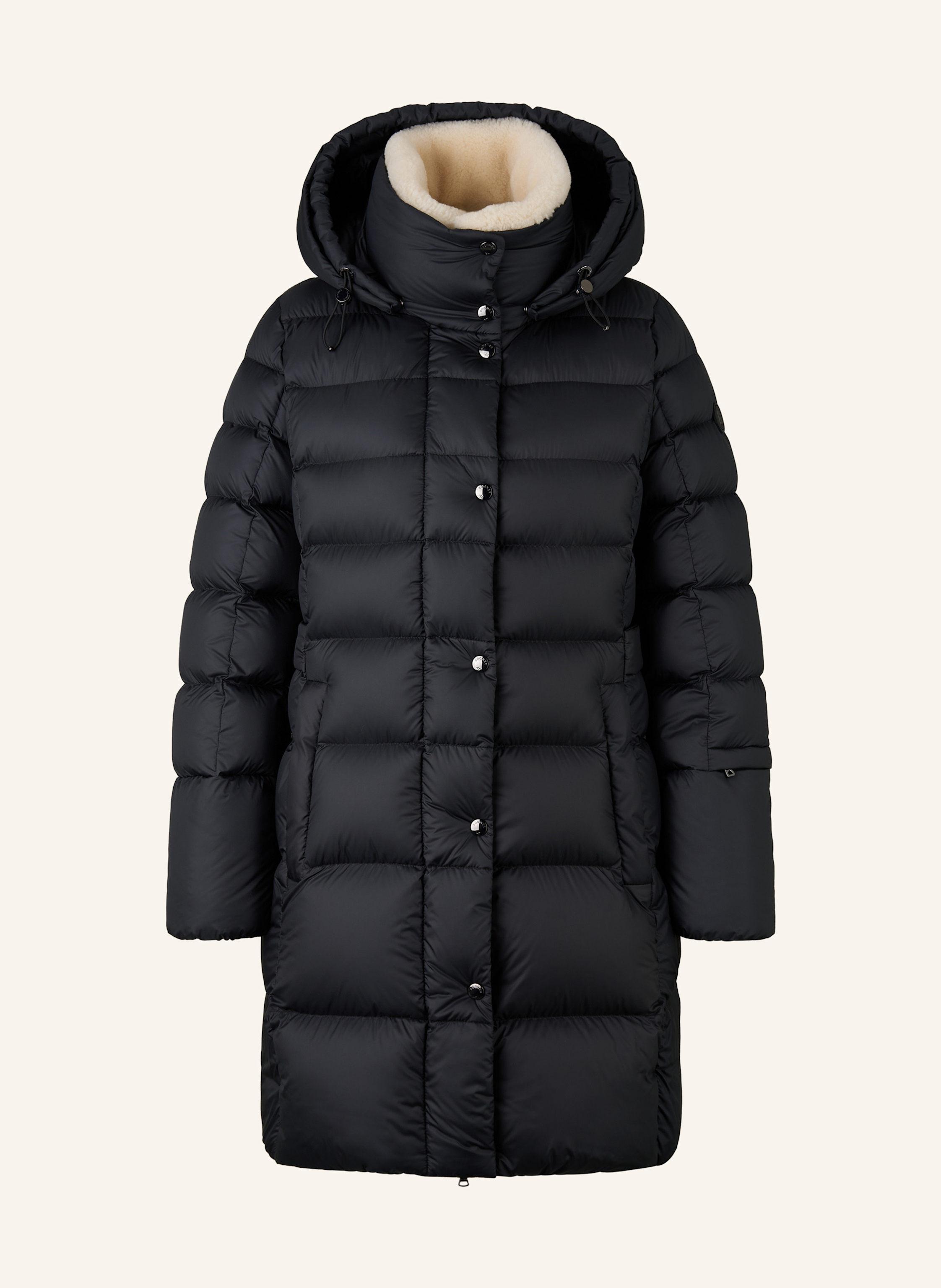 Bogner Daunenmantel Damen Dunkelrot Schwarz Wellensteyn Flamingo