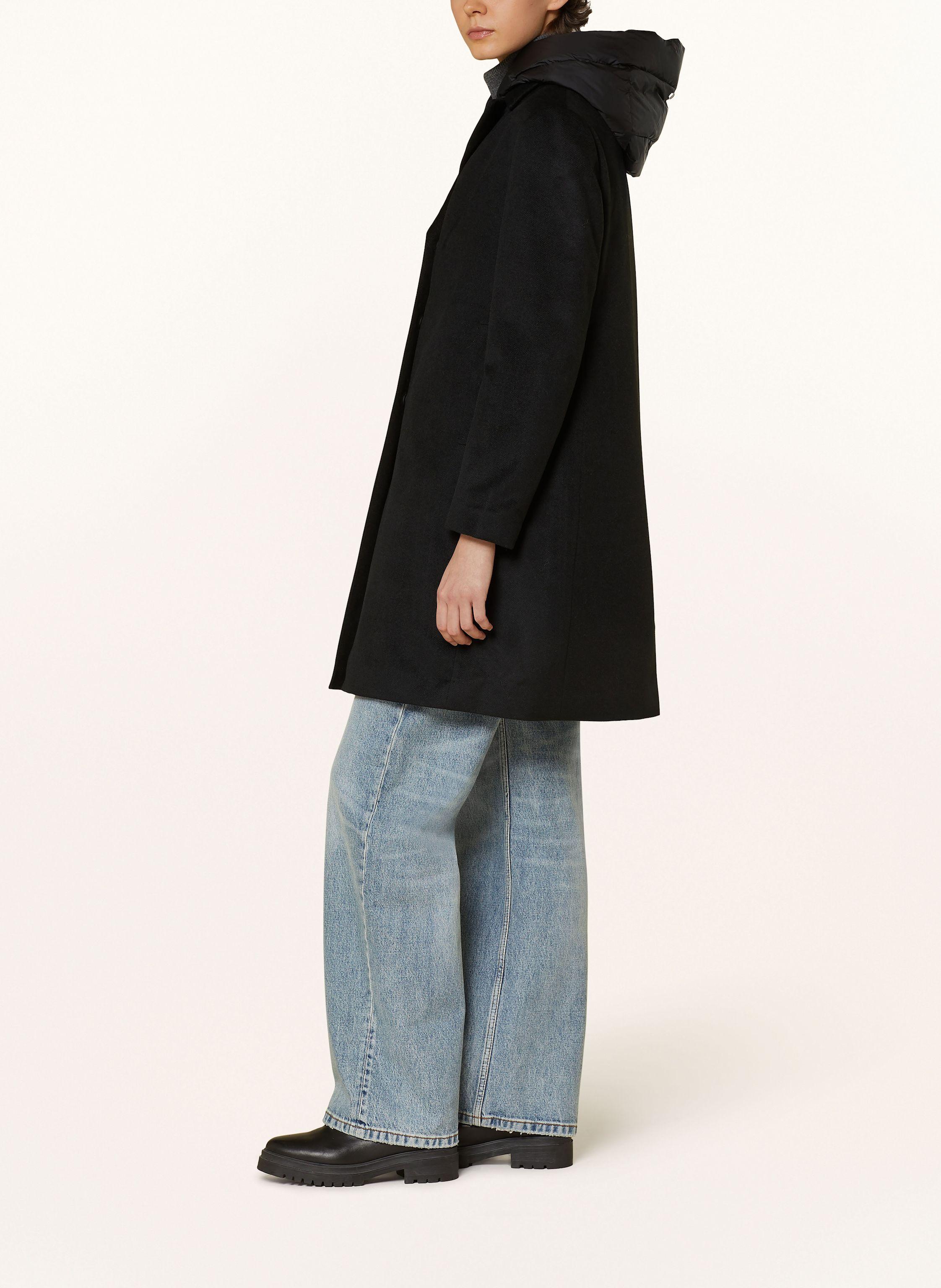 DUNO Daunenmantel ARTEMIDE mit abnehmbarer Kapuze in Schwarz Lyst DE