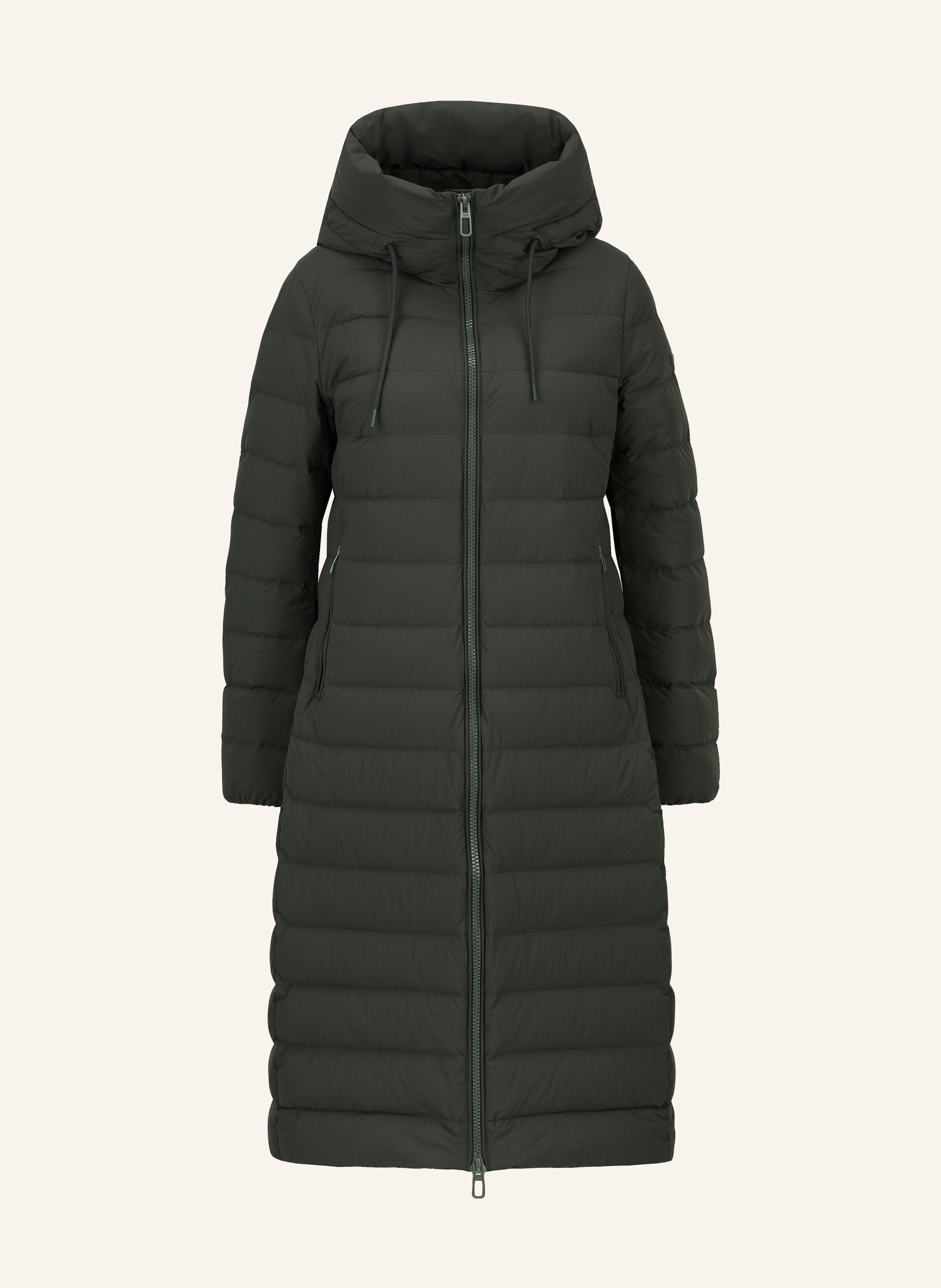 Damen Mantel Blauer Daunenmantel GrÃ¼n Langer Daunenmantel