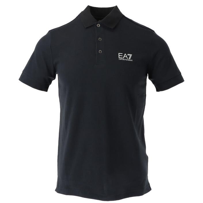 EMPORIO ARMANI 7 Polo in Blue for Men | Lyst