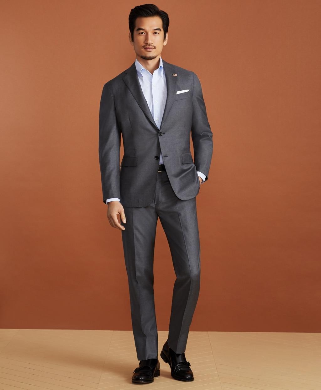 Brooks Brothers Golden Fleece Merino Wool Suit in Grey (Gray) for Men ...