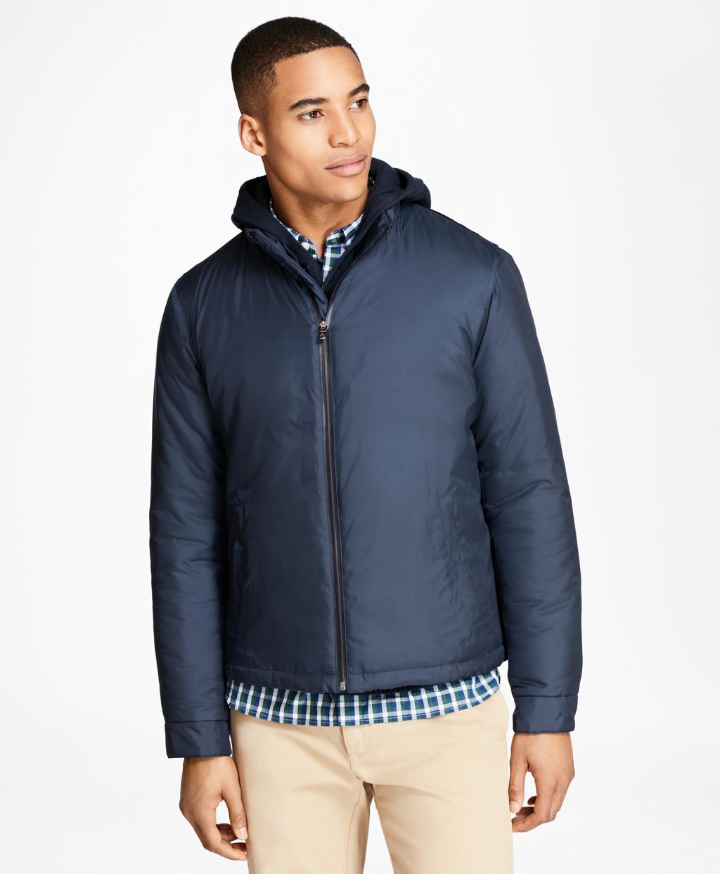Lyst - Brooks Brothers Ecodown Bomber Jacket in Blue for Men