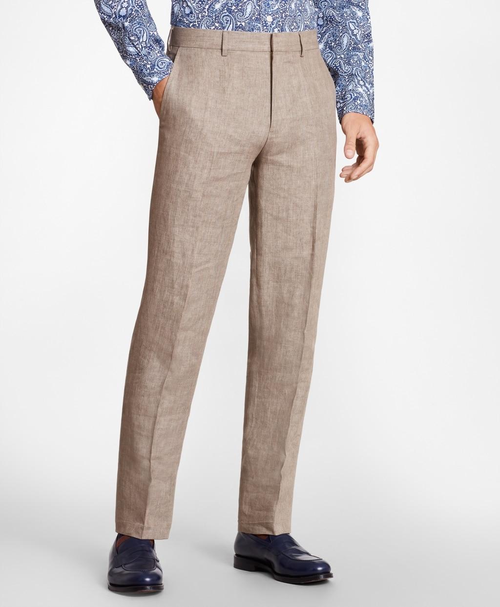 brooks brothers linen pants