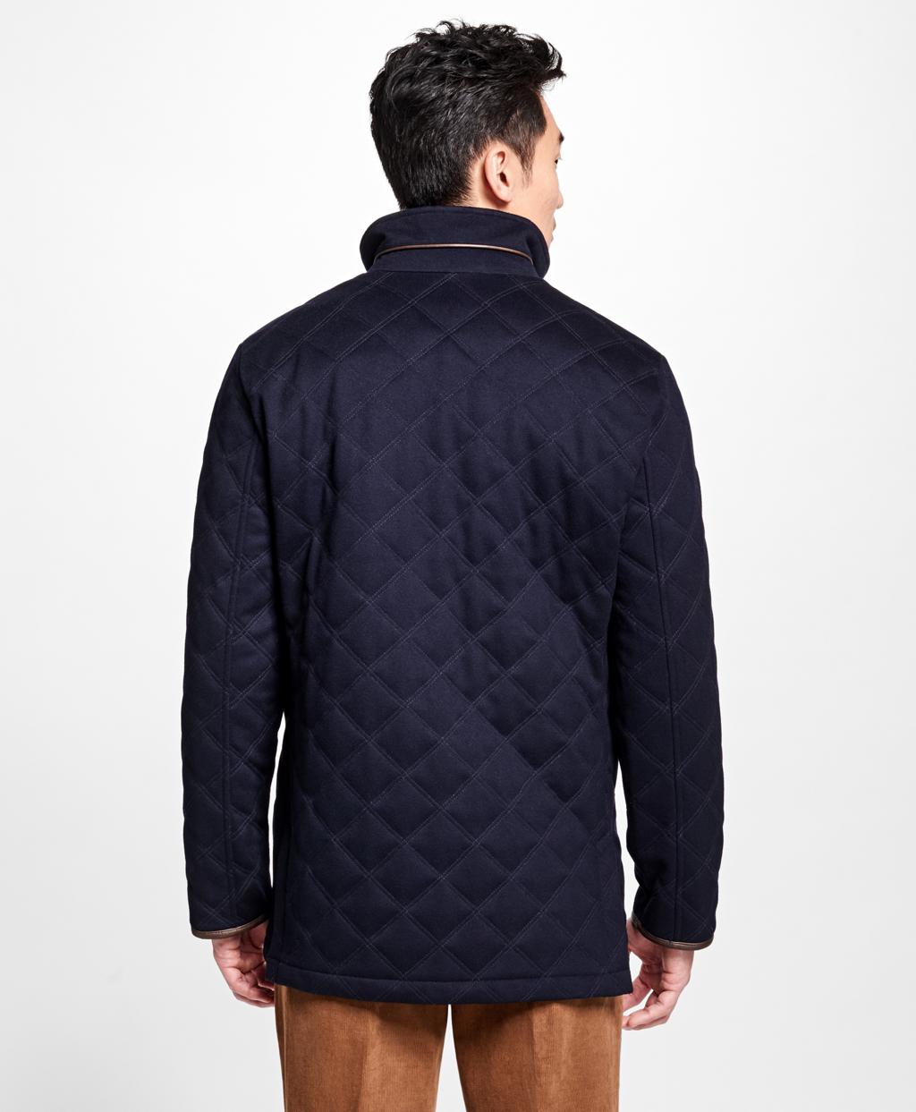 brooks brothers quilted walking coat
