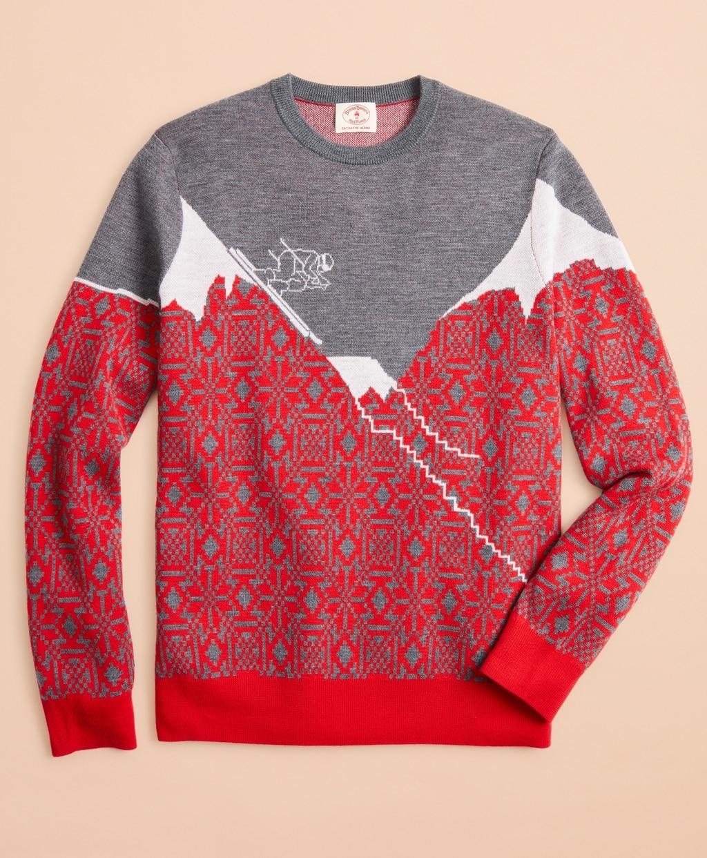 merino wool ski sweater
