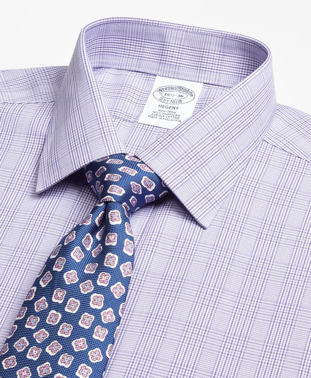 Brooks Brothers Cotton Regular Classicfit Dress Shirt in Purple for