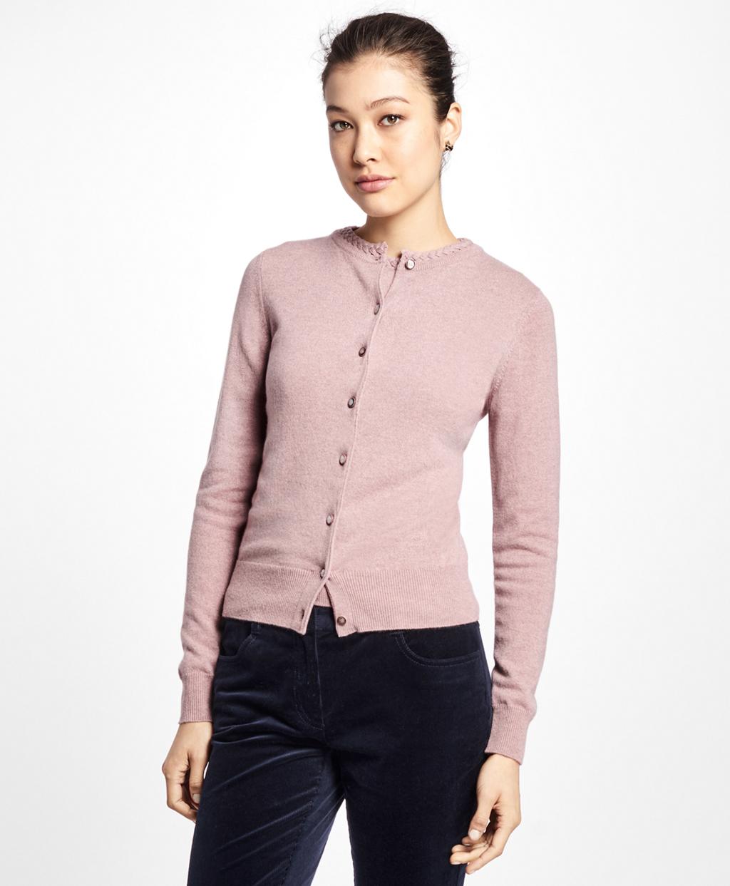 brooks brothers cashmere cardigan