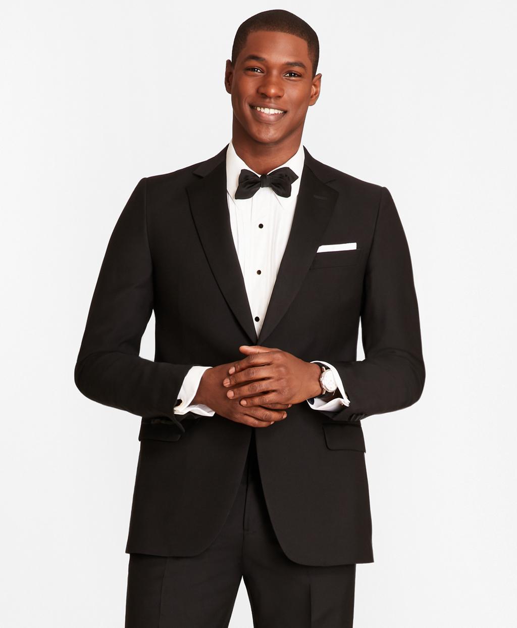 Brooks Brothers Wool 1818 Onebutton Fitzgerald Tuxedo in Black for Men