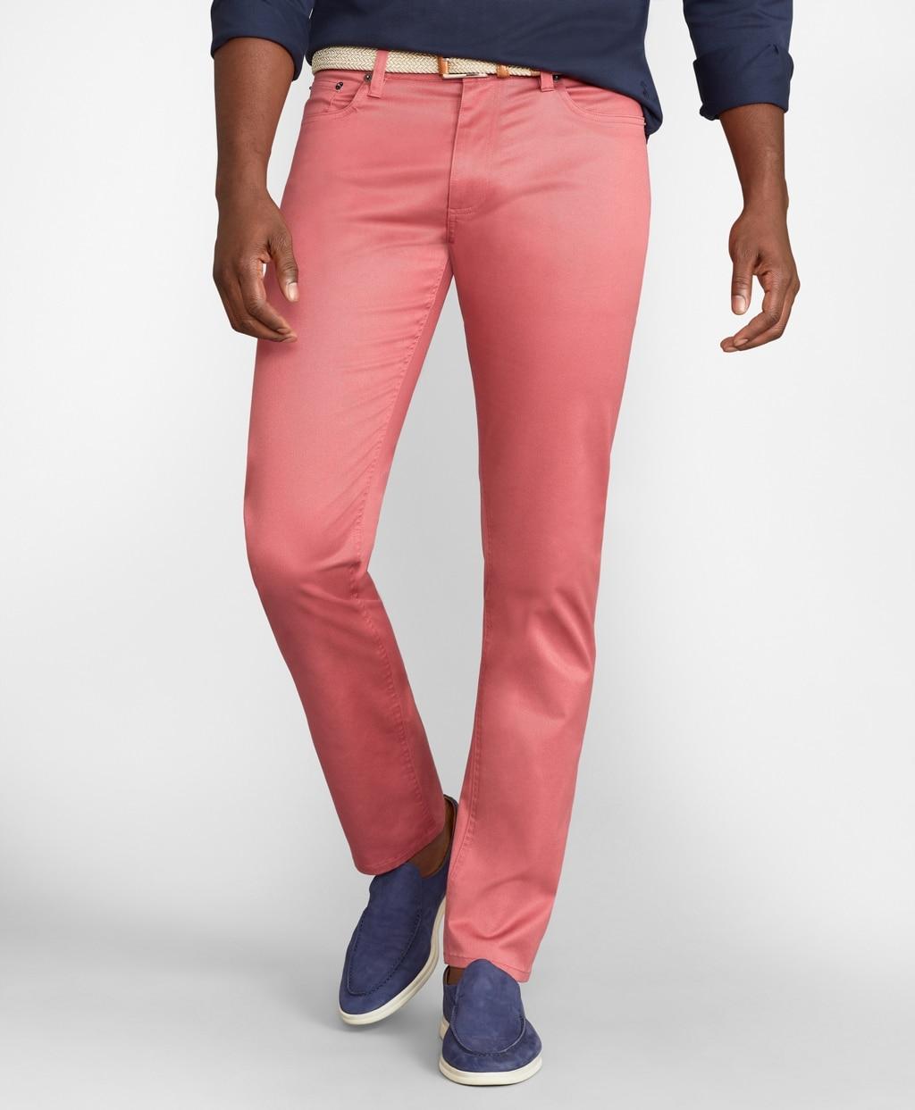 Brooks Brothers Cotton Slimfit Lightweight Stretch Advantage Chino