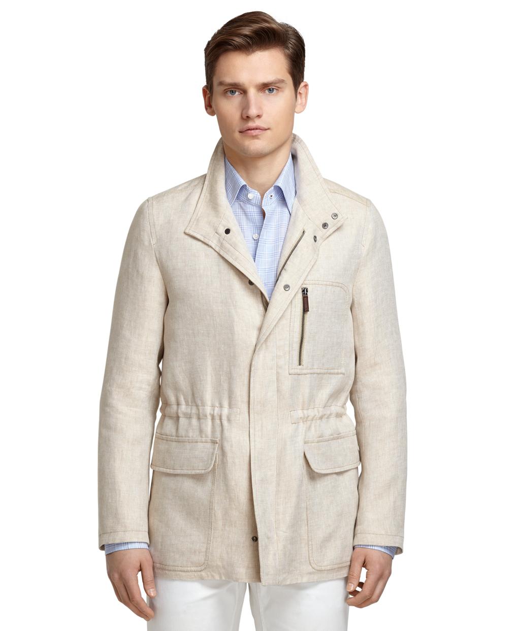 Brooks Brothers Military Jacket in Khaki (Natural) for Men - Lyst