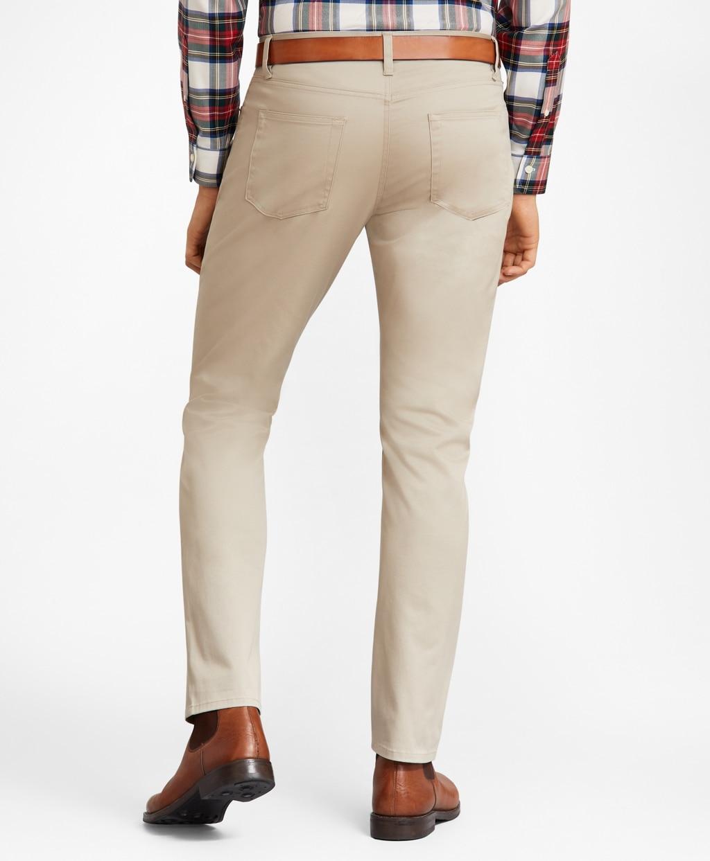 Brooks Brothers Cotton Slimfit Lightweight Stretch Advantage Chino