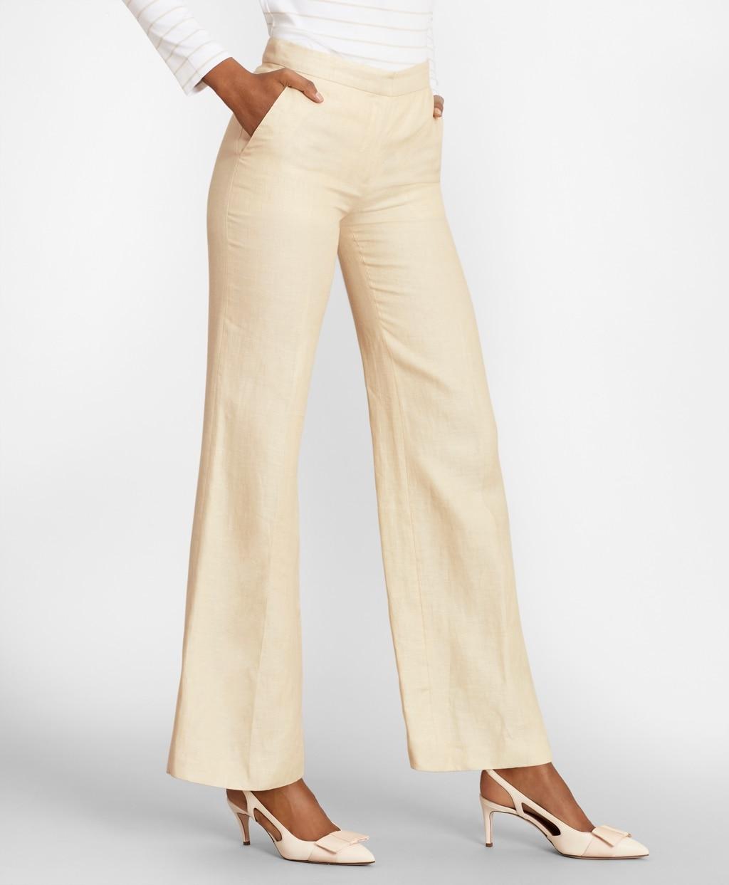 brooks brothers linen pants