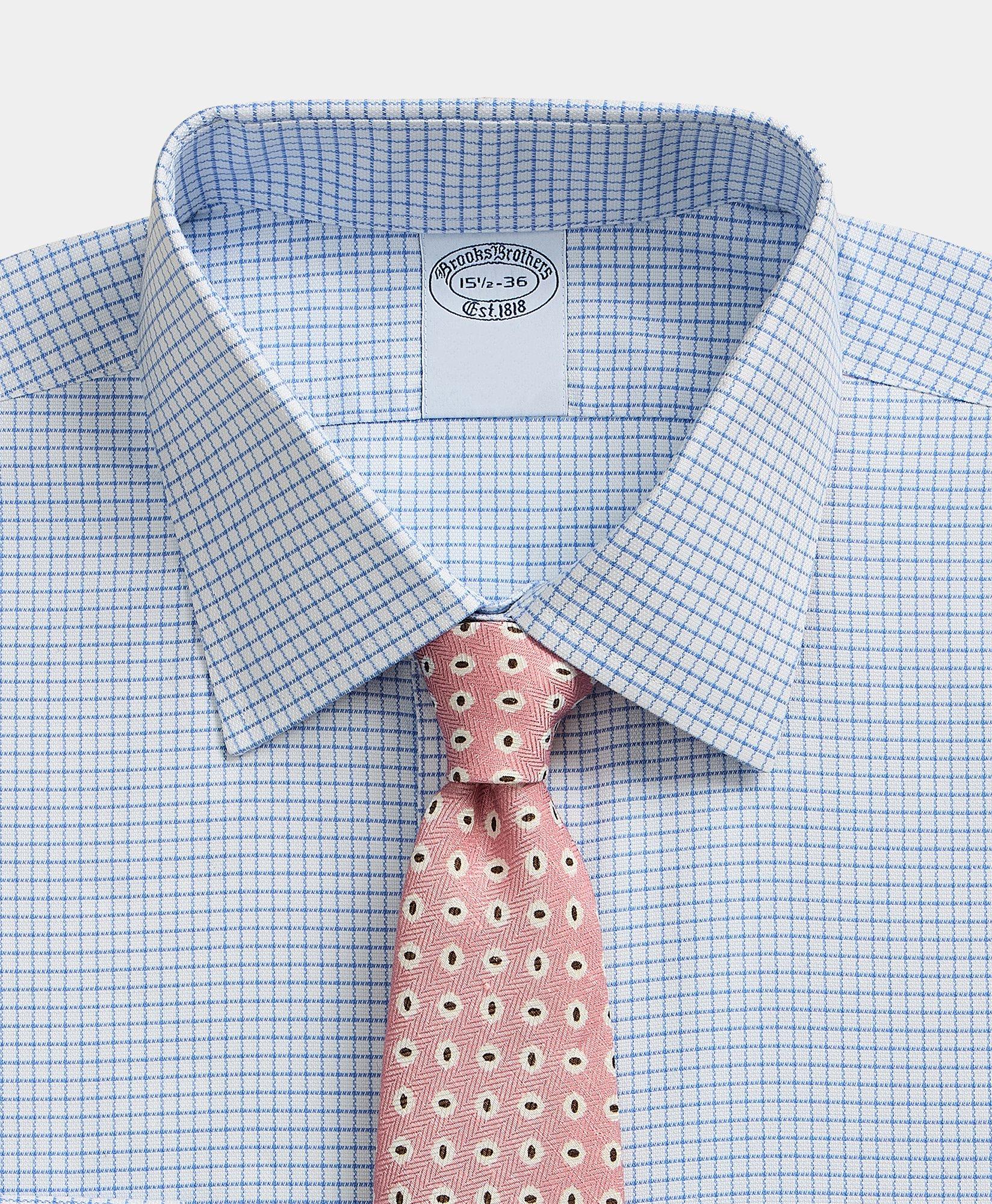 Chemise Brooks Brothers à Carreaux Bleu, Jaune Et Crème - Coton Italien Taille L