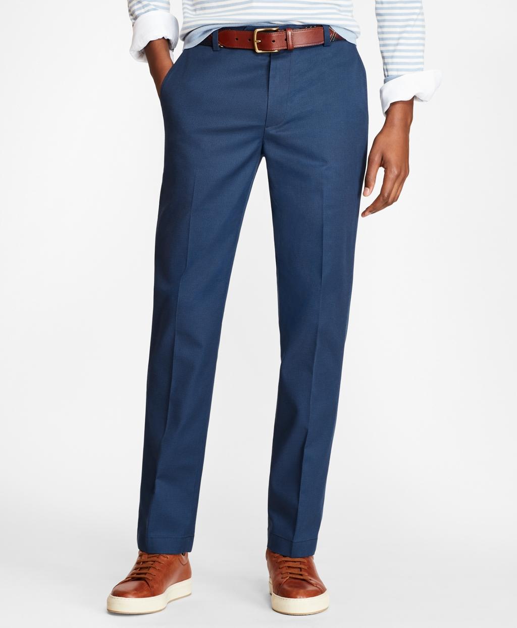 Lyst - Brooks Brothers Milano Fit Multi-check Stretch Advantage Chinos in Blue for Men