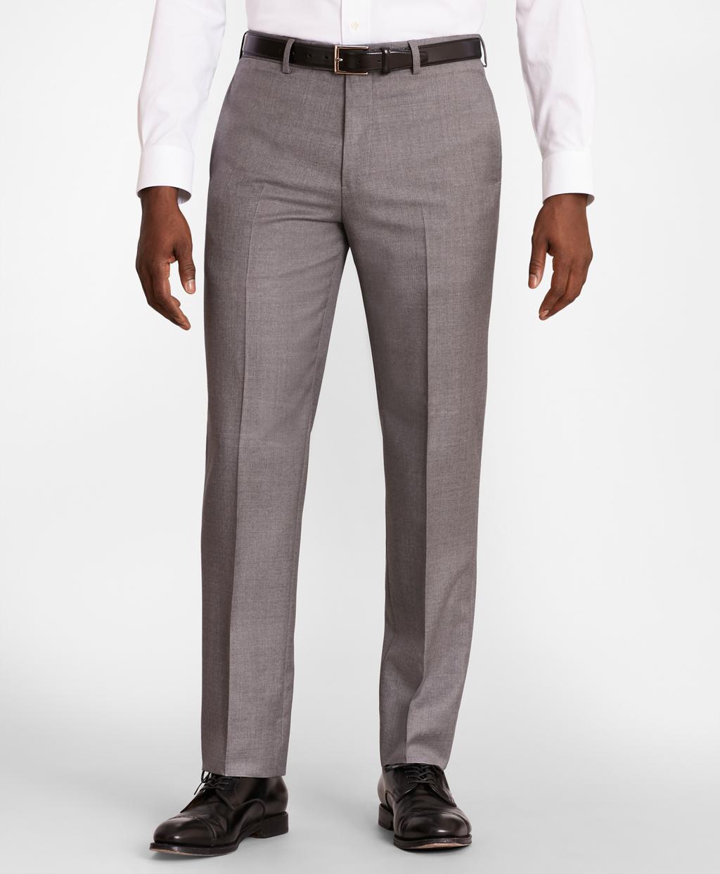 Brooks Brothers Brooksgatetm Regent-fit Wool Twill Suit Pants in Grey ...