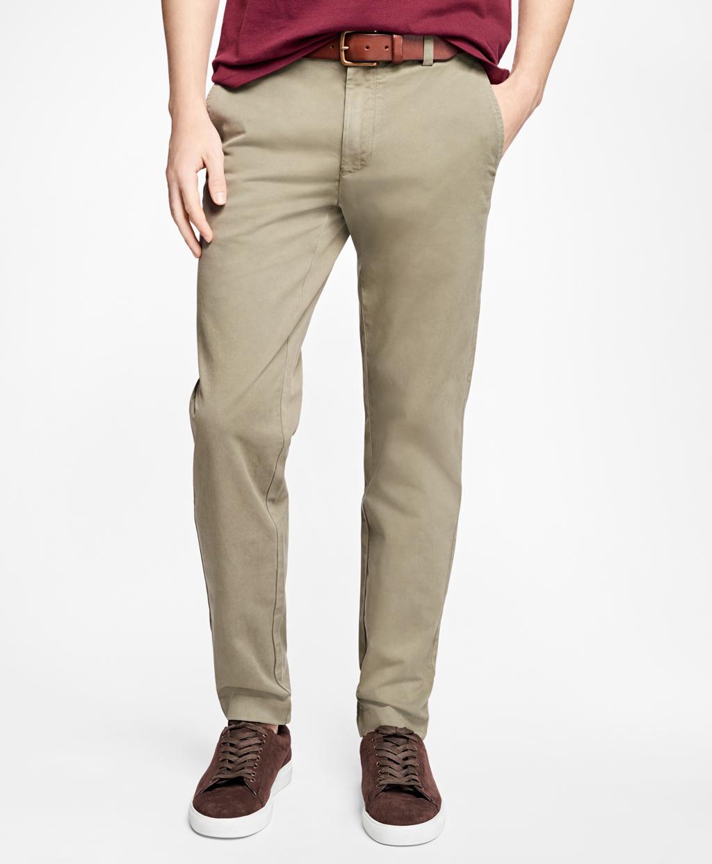 fleece chinos