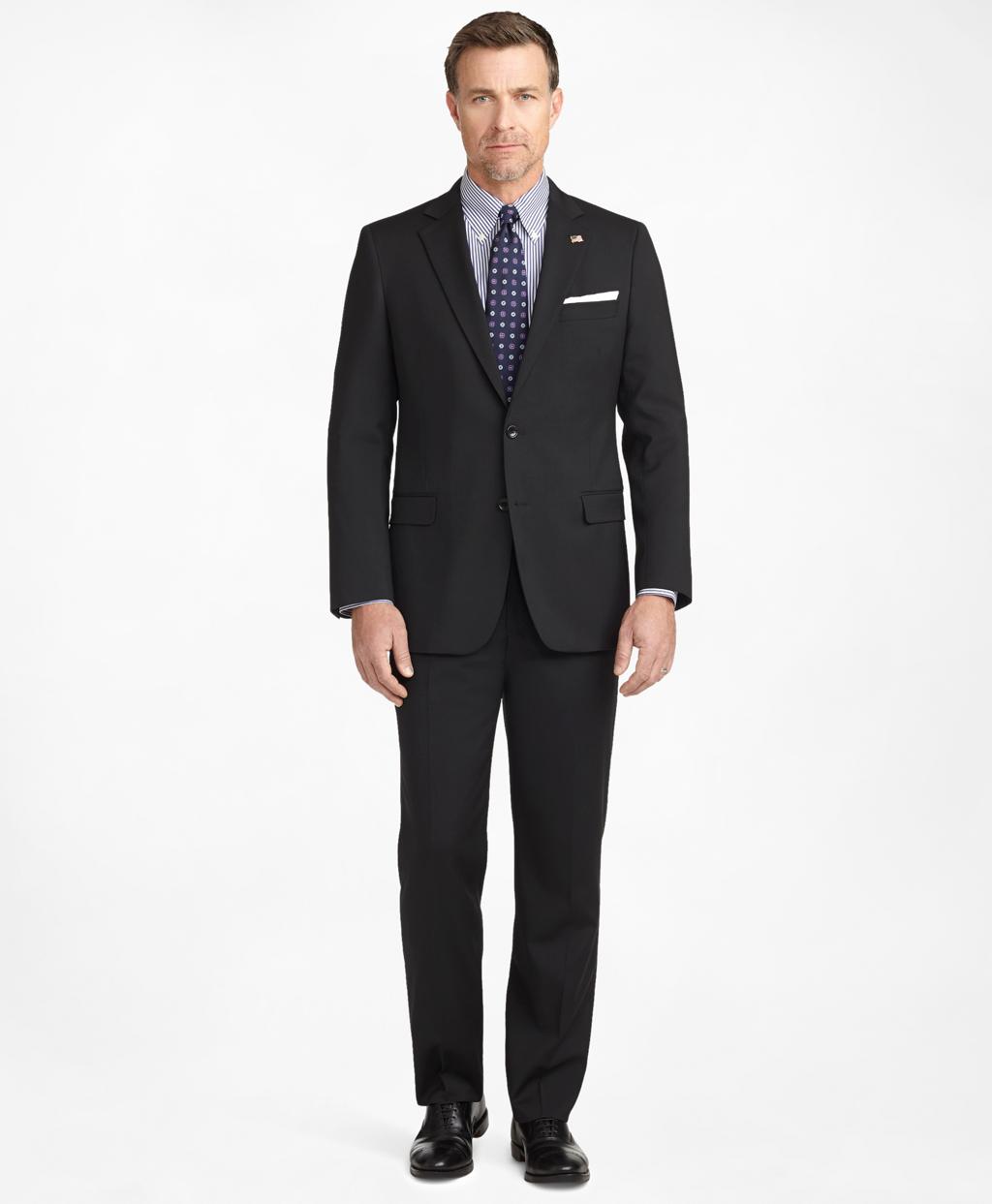 Brooks Brothers Wool Fitzgerald Fit Two-button 1818 Suit in Black for ...