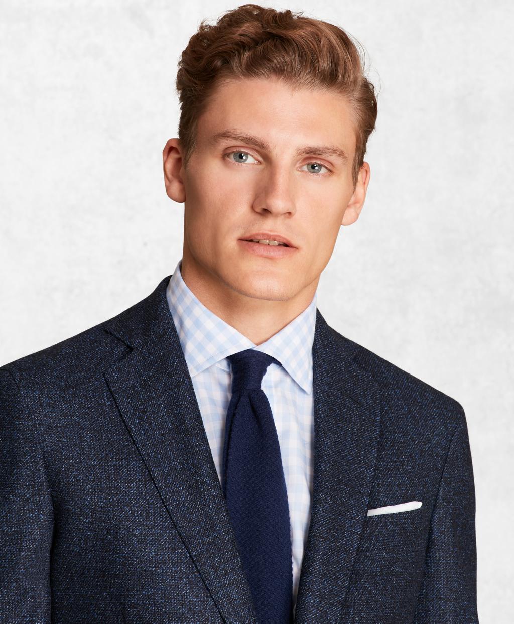 Brooks Brothers Golden Fleece Plaid Wool Flannel Suit in Blue for Men ...