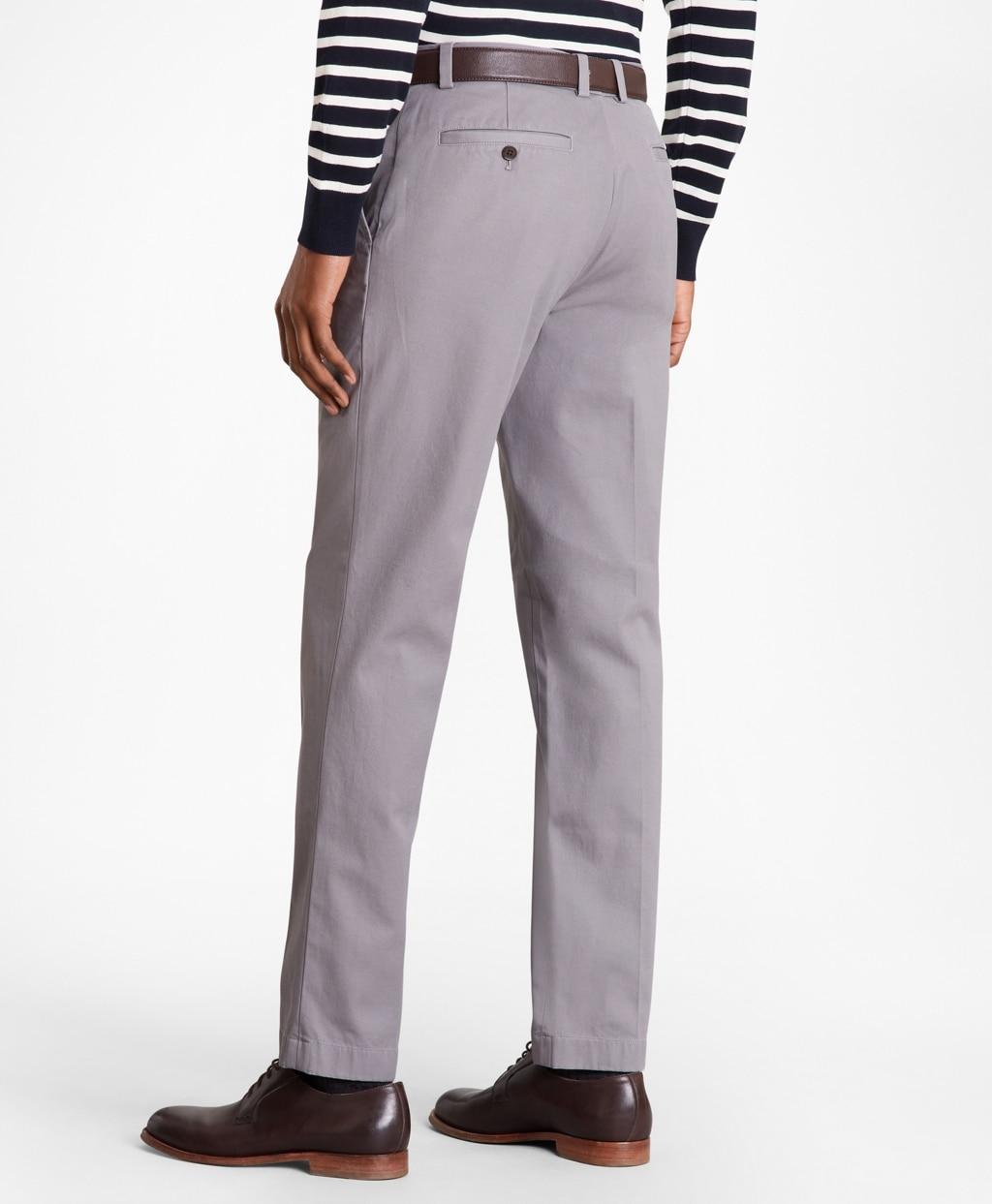 Brooks Brothers Extra Slim Fit Supima Cotton Stretch Chinos in Charcoal (Gray) for Men - Lyst