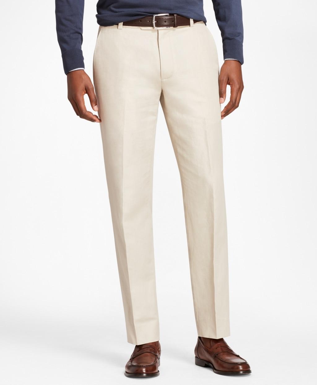 brooks brothers linen pants