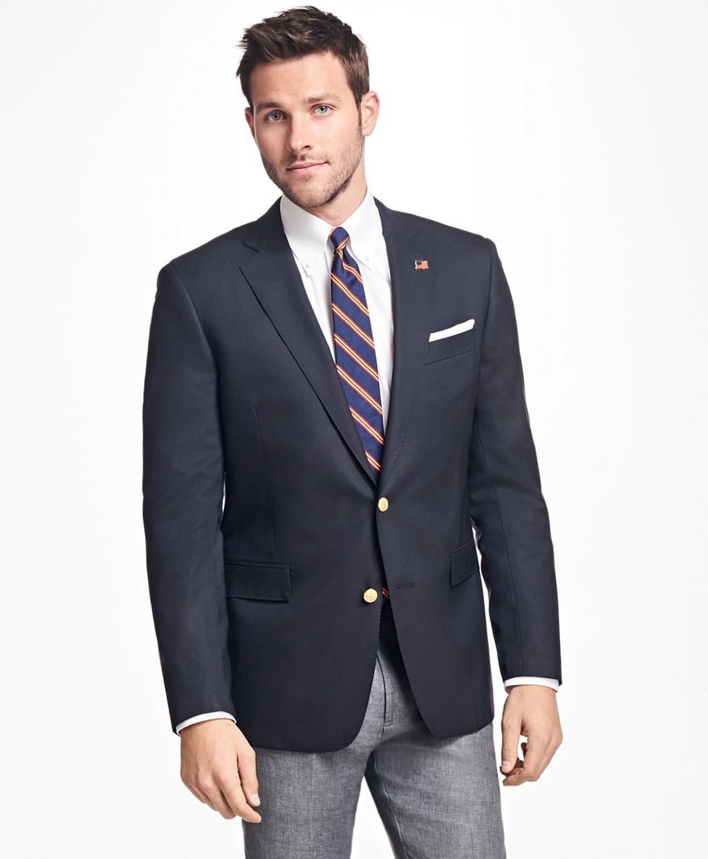 brooks brothers navy blazer